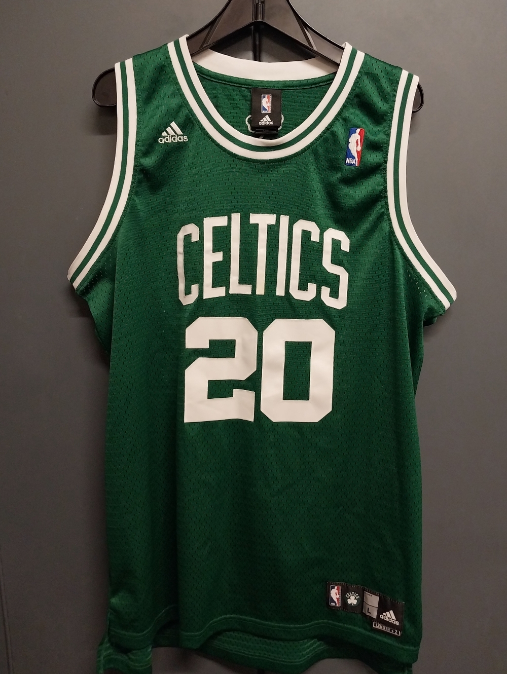 Adidas Swingman Boston Celtics Ray Allen Away Jersey Size Large